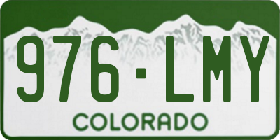 CO license plate 976LMY