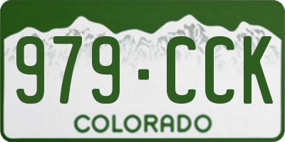 CO license plate 979CCK