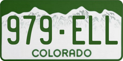 CO license plate 979ELL