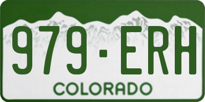 CO license plate 979ERH
