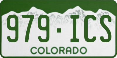 CO license plate 979ICS