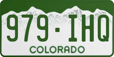 CO license plate 979IHQ