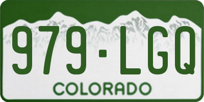 CO license plate 979LGQ