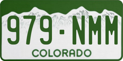 CO license plate 979NMM