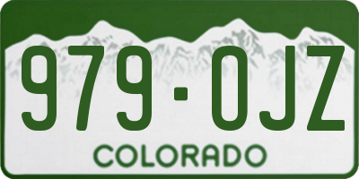 CO license plate 979OJZ