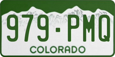 CO license plate 979PMQ