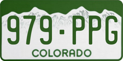 CO license plate 979PPG