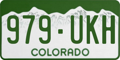 CO license plate 979UKH