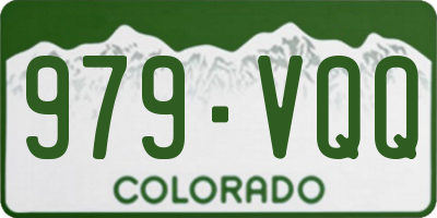 CO license plate 979VQQ
