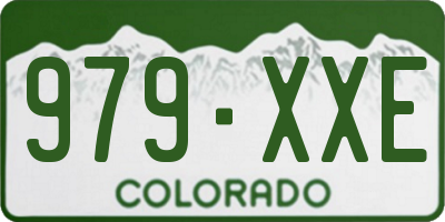 CO license plate 979XXE