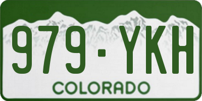 CO license plate 979YKH