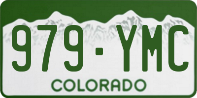 CO license plate 979YMC
