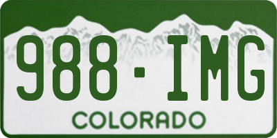 CO license plate 988IMG