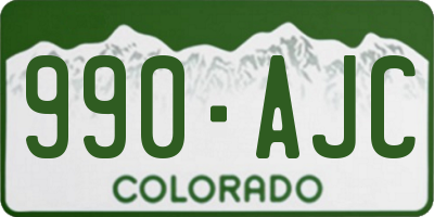 CO license plate 990AJC