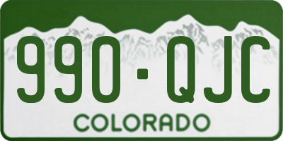 CO license plate 990QJC