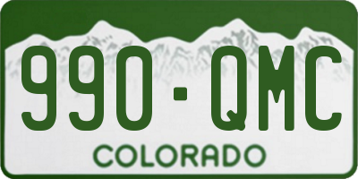 CO license plate 990QMC