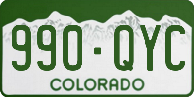 CO license plate 990QYC