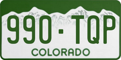 CO license plate 990TQP