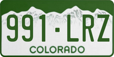 CO license plate 991LRZ