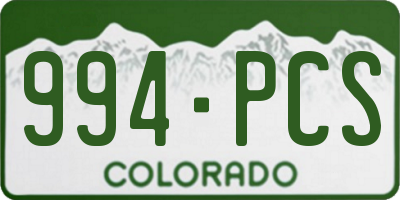 CO license plate 994PCS