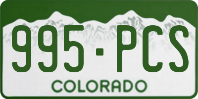 CO license plate 995PCS