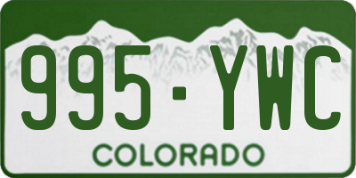CO license plate 995YWC