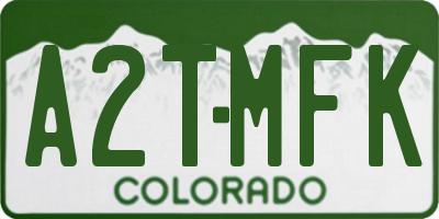 CO license plate A2TMFK