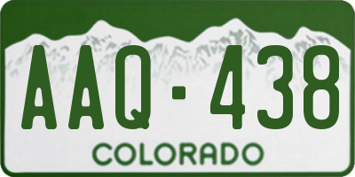 CO license plate AAQ438