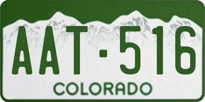 CO license plate AAT516