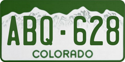 CO license plate ABQ628