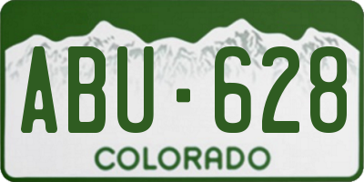 CO license plate ABU628