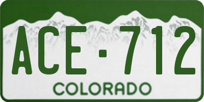 CO license plate ACE712