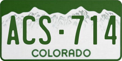 CO license plate ACS714