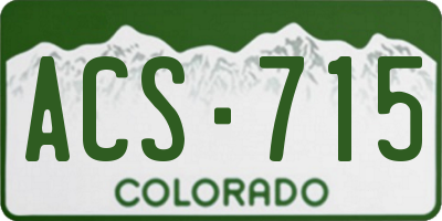 CO license plate ACS715