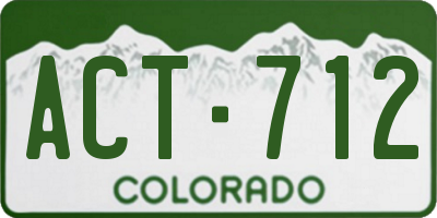 CO license plate ACT712