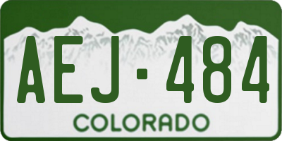 CO license plate AEJ484