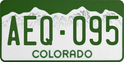 CO license plate AEQ095