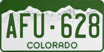 CO license plate AFU628