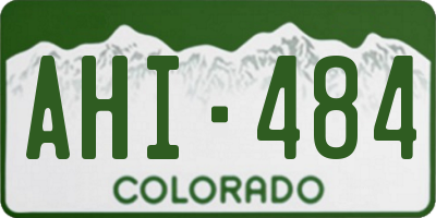 CO license plate AHI484