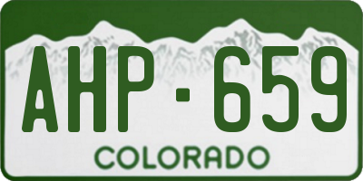 CO license plate AHP659