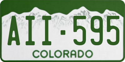 CO license plate AII595