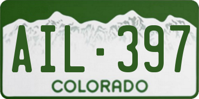 CO license plate AIL397