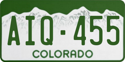 CO license plate AIQ455