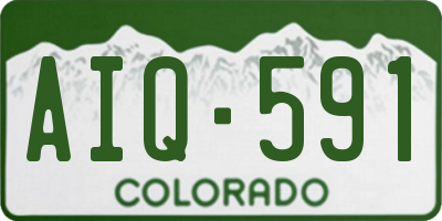 CO license plate AIQ591
