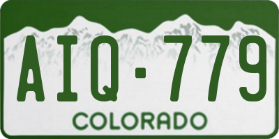 CO license plate AIQ779
