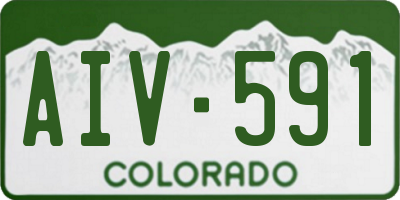 CO license plate AIV591