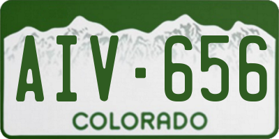 CO license plate AIV656