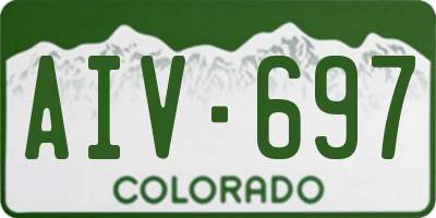 CO license plate AIV697