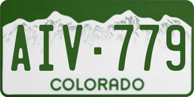 CO license plate AIV779