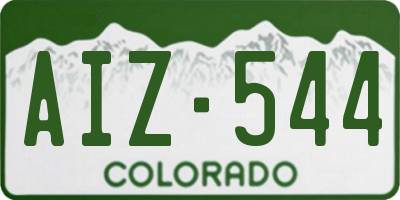 CO license plate AIZ544